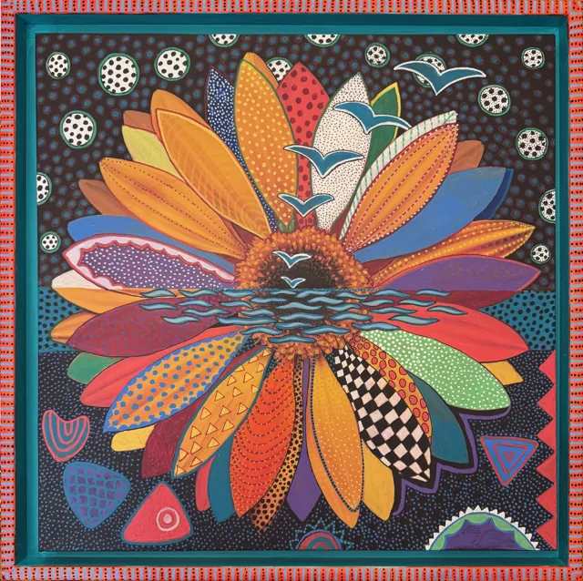 "Eclipse", painting by Donna White