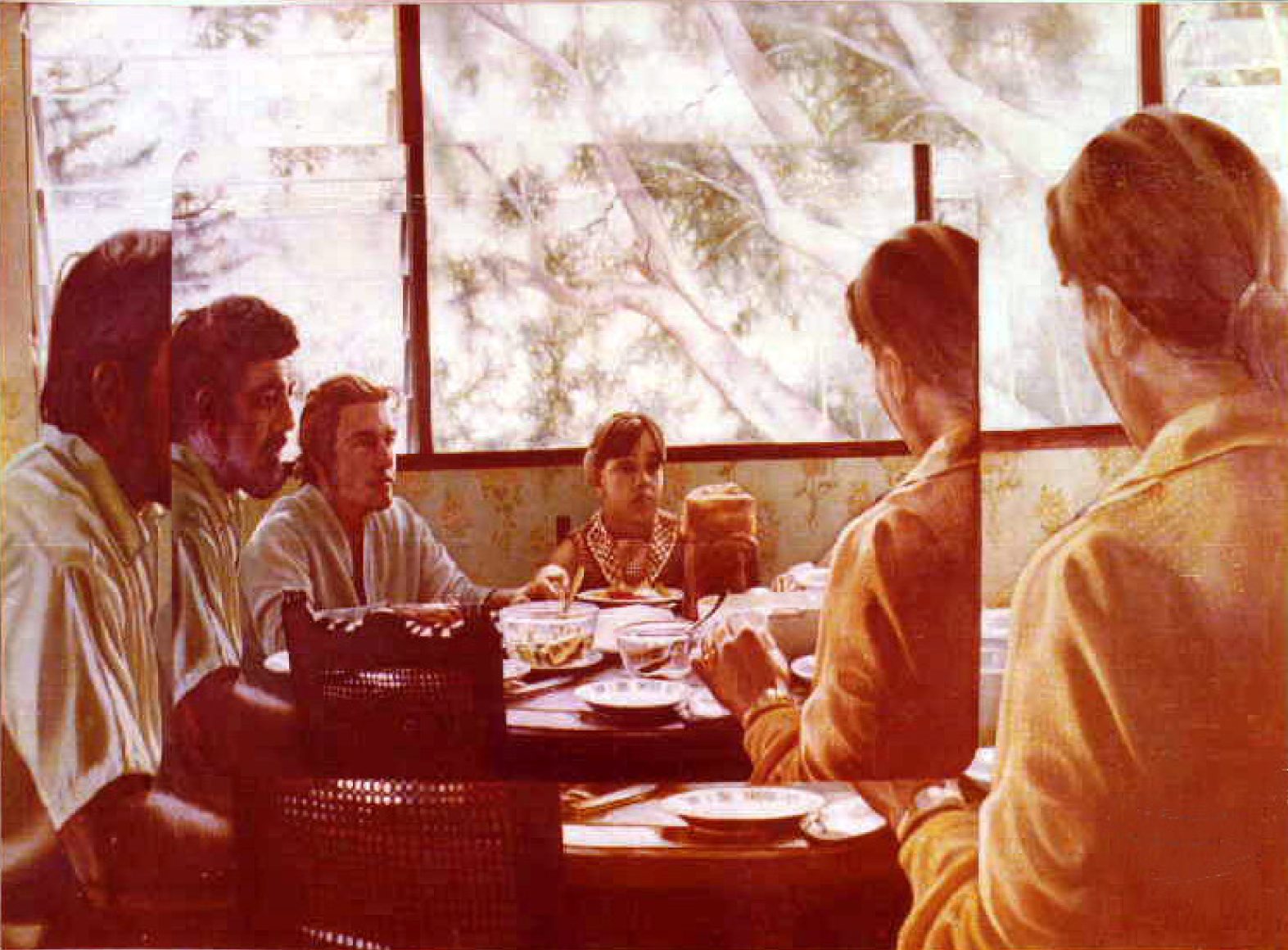 Untitled shown on a living room wall