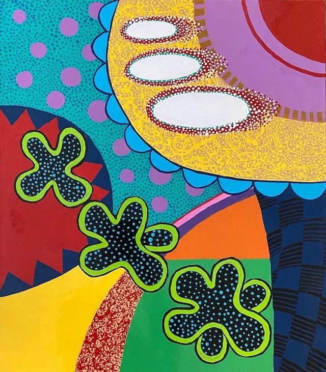 "Are we there yet?", painting by Donna White