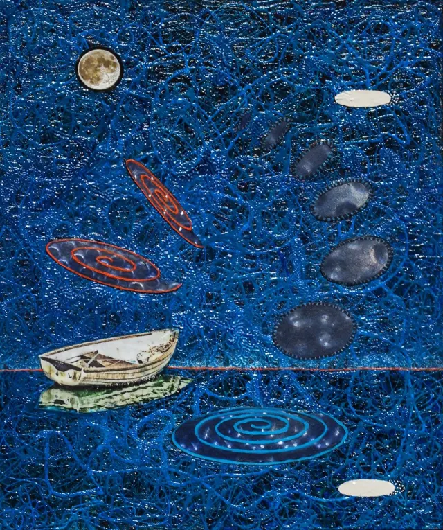 "Silent night", painting by Donna White