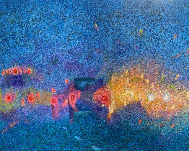 "Journey home", painting by Donna White