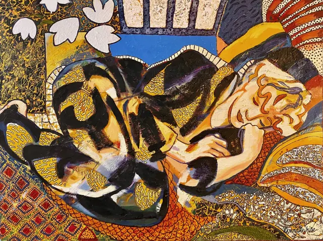 "Dream weaver", painting by Donna White