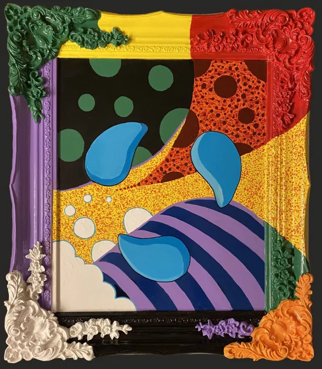 "I know where you come from but where do you go", painting by Donna White