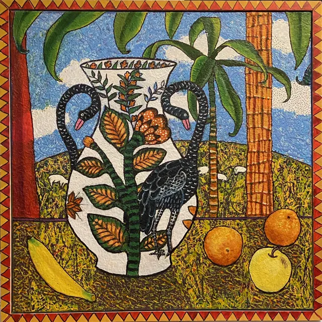 "Vase 2", painting by Donna White