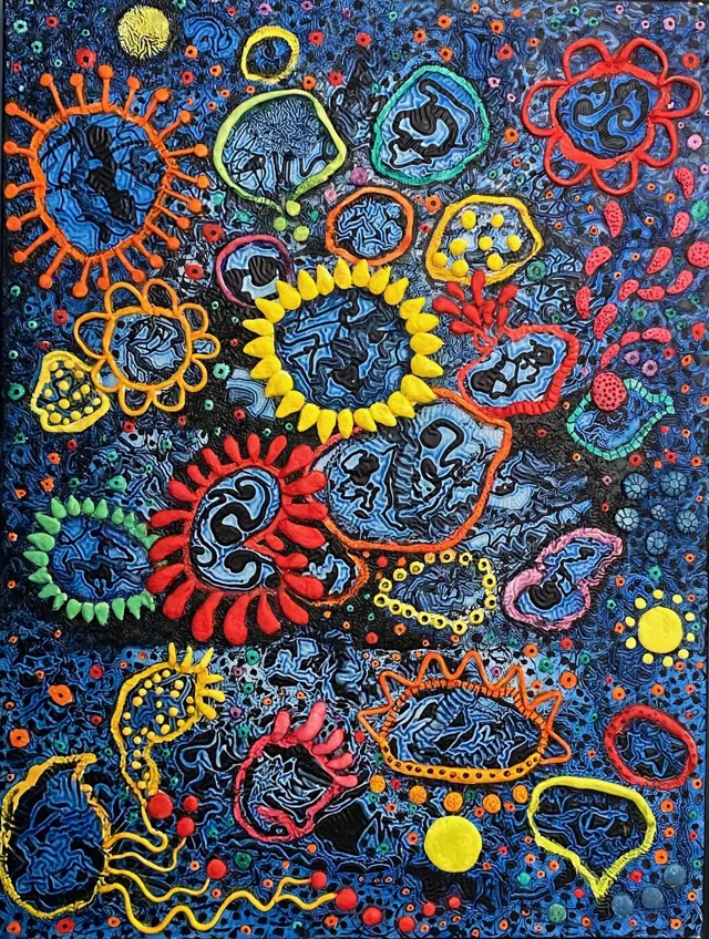 "Who knows what tomorrow will bring", painting by Donna White