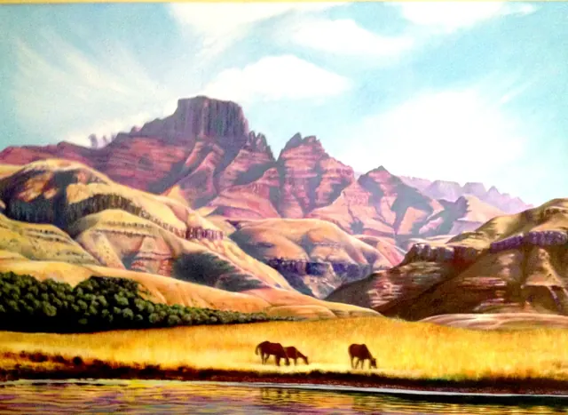 "Drakensberg", painting by Donna White