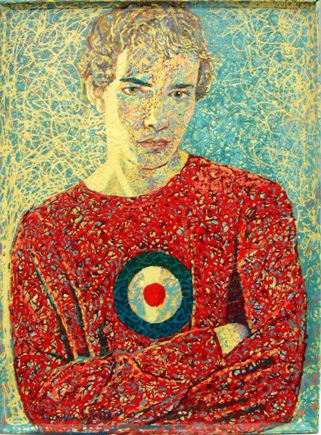 "Matthew", painting by Donna White