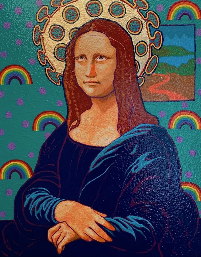 "Mona Corona", painting by Donna White