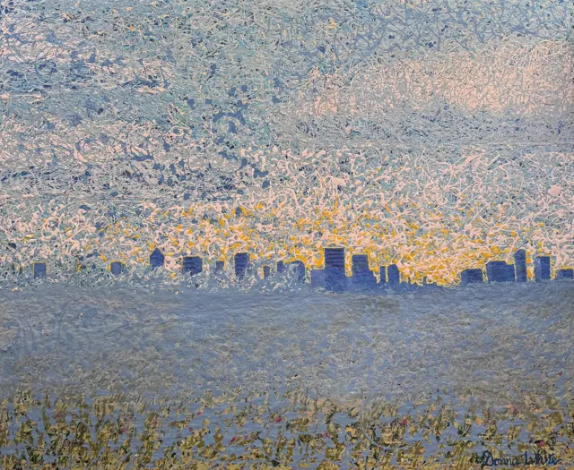 "Morning mist", painting by Donna White