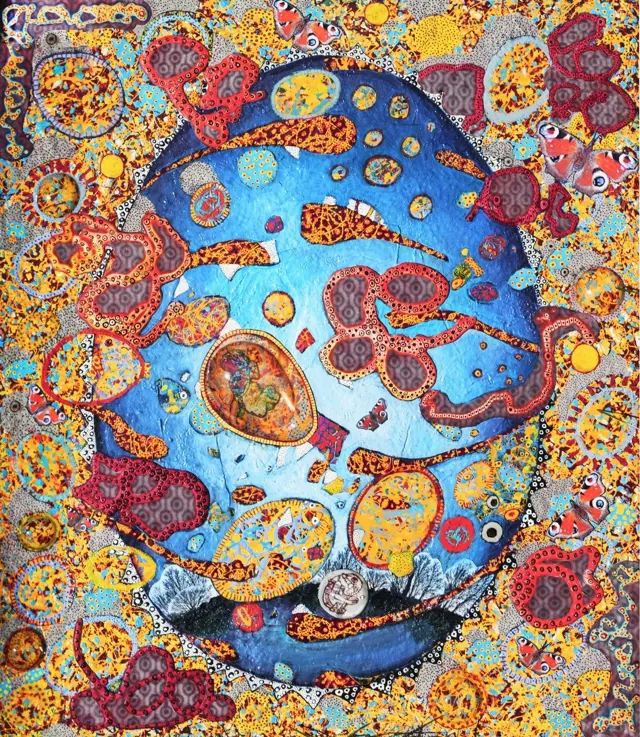 "Origins", painting by Donna White