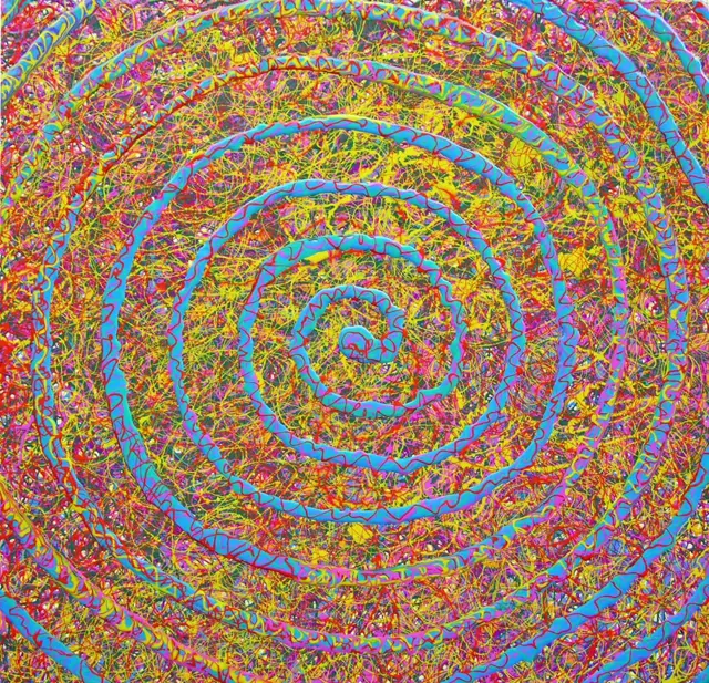 "Spiral 1", painting by Donna White