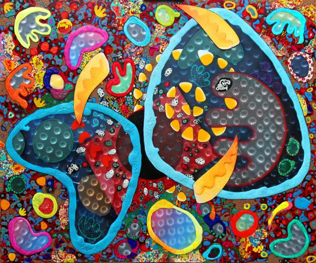 "Spring", painting by Donna White