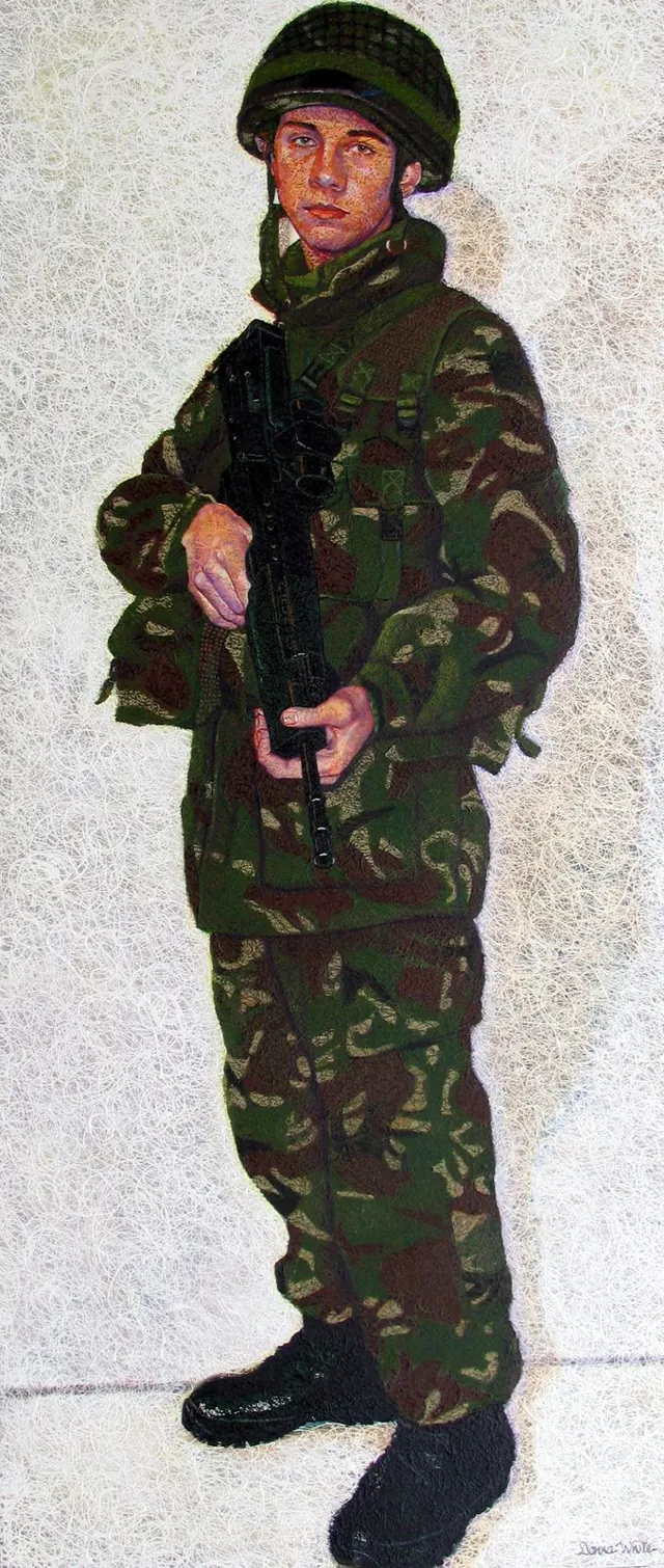 "Steven", painting by Donna White