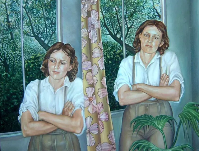 "Waiting", painting by Donna White